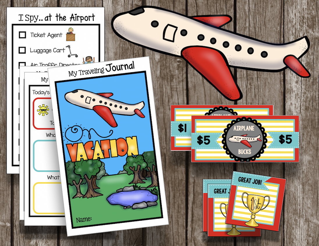 Surviving an Airplane Trip with Littles - FREE printables — Keeping My  Kiddo Busy